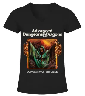 ADND1ST-013-BK. Dungeon Masters Guide Camiseta cuello pico Mujer