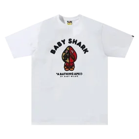 BAPE Baby Milo Shark College Tee
