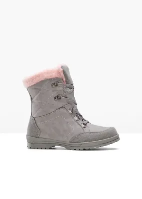 Botas con cordones Gris