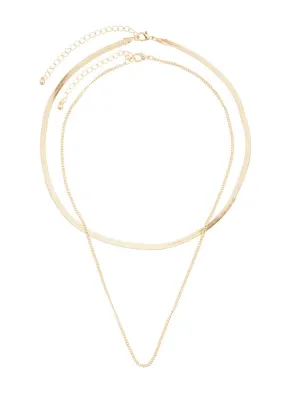 Cadena oro metálico