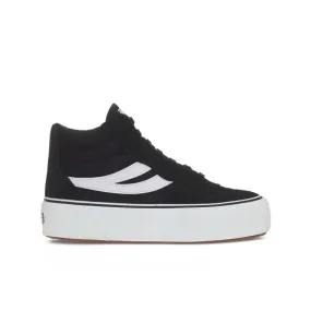 Championes Superga 3141 Revolley Mid Platform - Negro