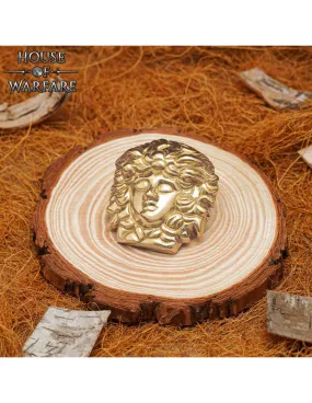 Decoración de bolsos en latón Medusa