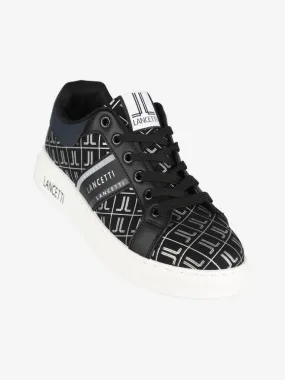 Lancetti Zapatillas de mujer con cordones y logo.