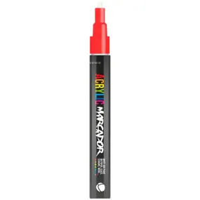 Mtn Marker Acrilico 1Mm Rojo