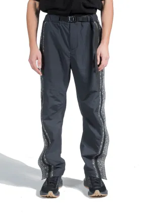 Sacai Floral Embroidery Mix Pants Black