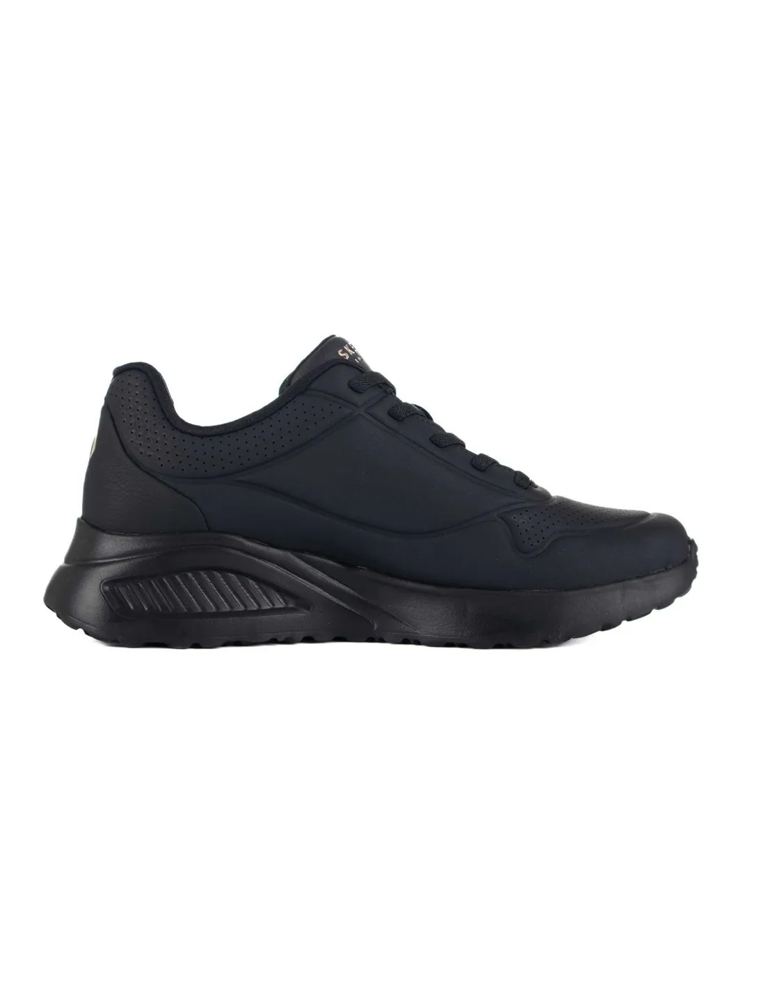 SKECHERS  ZAPATILLAS NEGRAS UNO LITE LITE WORK 177289 MUJER