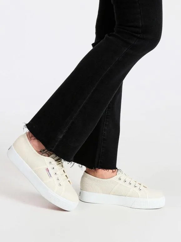 Superga Zapatos de lona con plataforma para mujer  2730 COTU