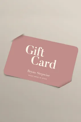 Tarjeta de regalo Bryan Stepwise