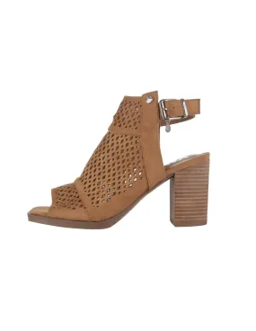 XTI - Sandalia de tacón camel 142430 Mujer